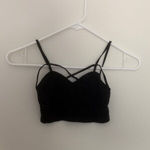 Brandy Melville Black Crop Top